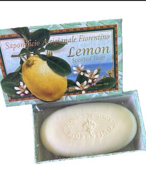 saponifico artiganale fuorentio lemon scented handmade luxurious bar soap 10.5oz